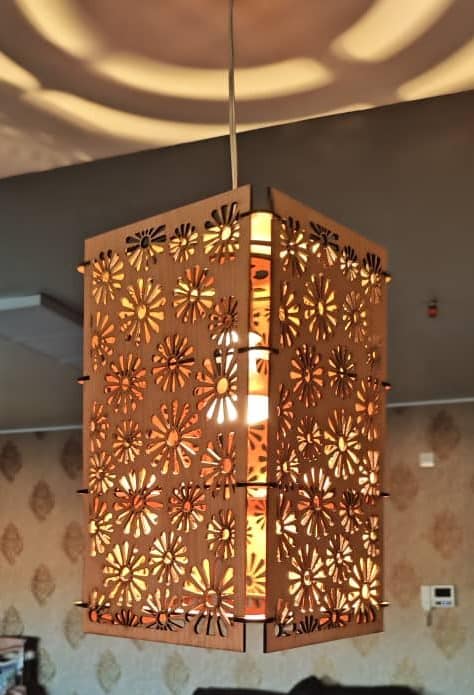 لوستر چوبی لیزر لوستر چوبی لیزر